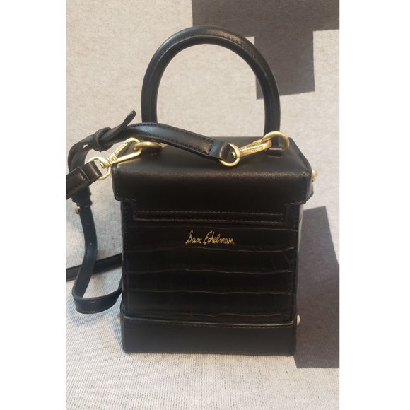 Sam Edelman Charlie Croc Box Bag - Picture 3 of 10